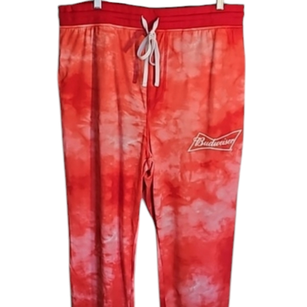 Budwiser red lounge pants, size 2XL